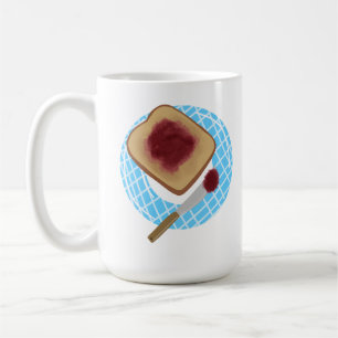 Mug Cadeau de petit-déjeuner Toast Cozy avec confiture