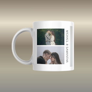 Mug Cadeau de photo de couple personnalisé