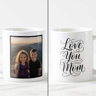 Mug Cadeau de photo pour maman "Je t'aime"