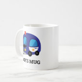 Mug Cadeau de policier amusant (Devant gauche)