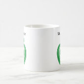 Mug Cadeau de pomme verte professeur enseignant nom pe (Centre)