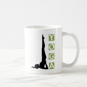 Mug Cadeau de pose de yoga d'inversion