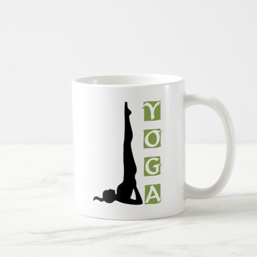 Mug Cadeau de pose de yoga d'inversion (Droite)