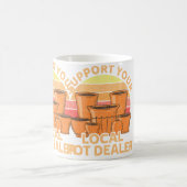 Mug Cadeau de poterie amusant pour les hommes femmes r (Centre)