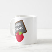 Mug Cadeau de professeur d'Anglais (Devant gauche)