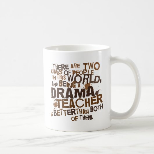 Mug Cadeau de professeur de drame (Droite)