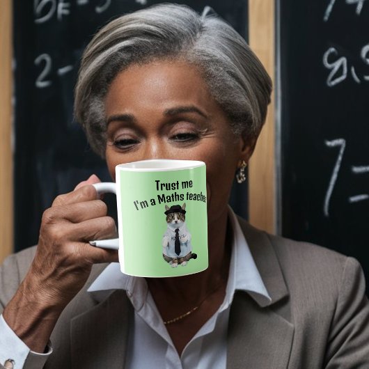 Mug Cadeau de professeur de mathématiques faites-moi c
