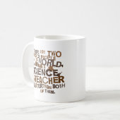 Mug Cadeau de professeur de Sciences (Devant gauche)