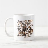 Mug Cadeau de professeur de Sciences (Gauche)
