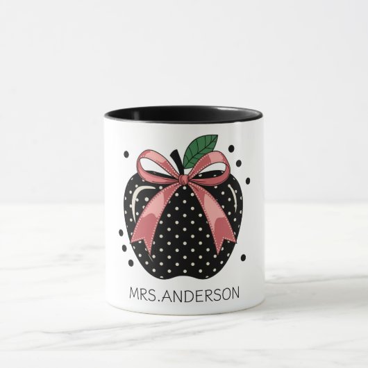 Mug Cadeau de professeur Pomme Coquette (Centre)