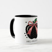 Mug Cadeau de professeur Pomme Coquette (Devant gauche)