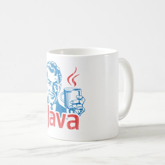 Mug Cadeau de programmeur de Java (Devant droit)