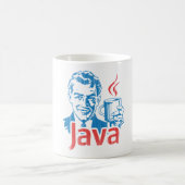 Mug Cadeau de programmeur de Java (Centre)