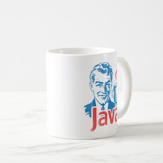 Mug Cadeau de programmeur de Java (Devant droit)
