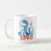 Mug Cadeau de programmeur de Java (Gauche)