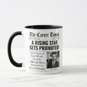 Mug Cadeau de promotion amusant avec titre de journal (Gauche)