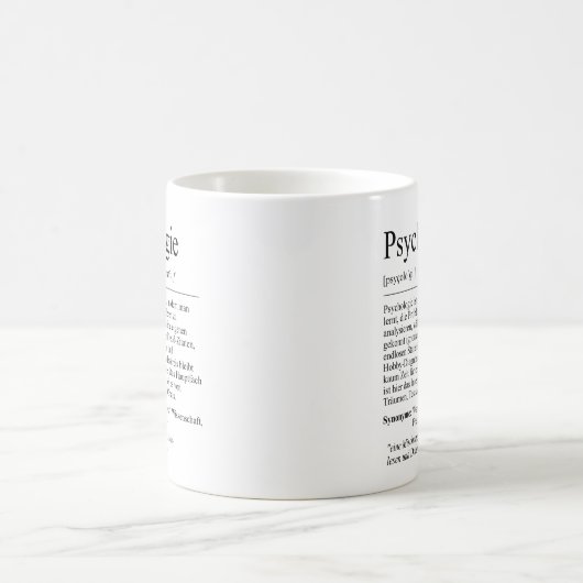 Mug Cadeau de psychologie, étudiants (Centre)