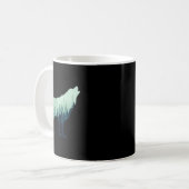 Mug Cadeau de randonnée de camping en forêt extérieure (Devant gauche)