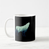 Mug Cadeau de randonnée de camping en forêt extérieure (Gauche)