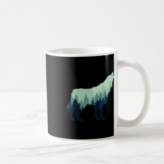 Mug Cadeau de randonnée de camping en forêt extérieure (Droite)