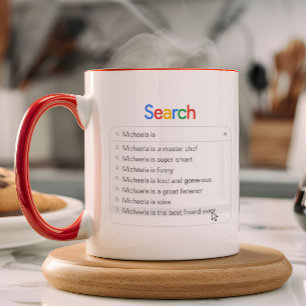 Mug Cadeau de recherche personnalisé pour meilleure am