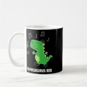 Mug Cadeau de récital de danse tap -tapasaurus Rex-din (Gauche)
