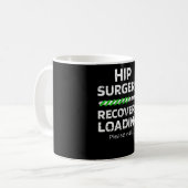 Mug Cadeau de récupération de chirurgie hanche| Cadeau (Devant gauche)