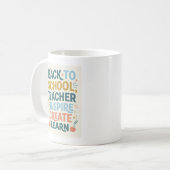 Mug Cadeau de rentrée pour enseignant (Devant gauche)