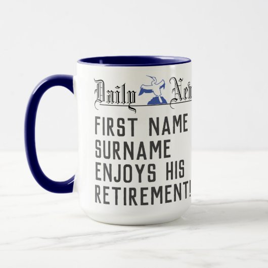 Mug Cadeau de retraite (Gauche)