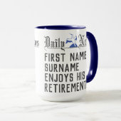 Mug Cadeau de retraite (Devant droit)