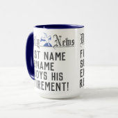 Mug Cadeau de retraite (Devant gauche)