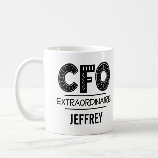 Mug Cadeau de retraite de l'AFC (Gauche)