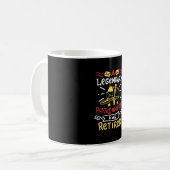 Mug Cadeau de retraite de l'employé de la poste retrai (Devant gauche)