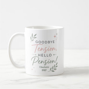 Mug Cadeau de retraite drôle personnalisé pour un coll