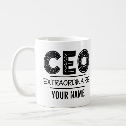 Mug Cadeau de retraite du PDG (Gauche)