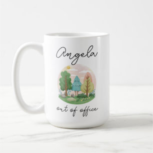 Mug Cadeau de retraite en forêt pour être hors du bure
