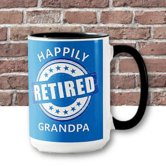 Mug Cadeau de retraite ! Grand-père à la retraite - Mu