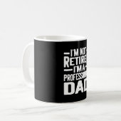 Mug Cadeau de retraite papa professionnel (Devant gauche)
