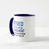 Mug Cadeau de retraite pour hommes (Devant gauche)