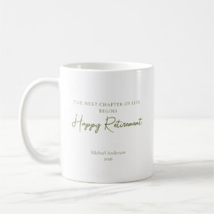 Mug Cadeau de retraite pour le prochain chapitre de la