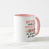 Mug Cadeau de retraite pour les femmes (Devant droit)