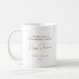 Mug Cadeau de retraite pour une carrière remarquable