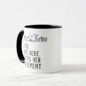 Mug Cadeau de retraite pour une infirmière (Devant gauche)