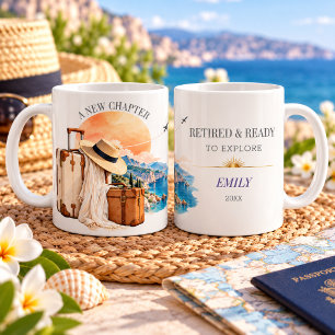 Mug Cadeau de retraite pour voyage Explorer