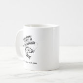 Mug Cadeau de retraite - Reeling dans le bâton de pêch (Devant gauche)