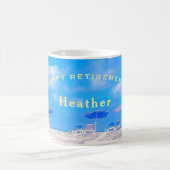 Mug Cadeau de retraite sur mesure (Centre)