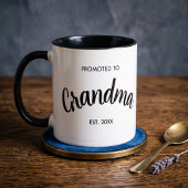 Mug Cadeau de révélation de grossesse de grand-mère pr