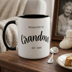 Mug Cadeau de révélation de grossesse de grand-mère pr