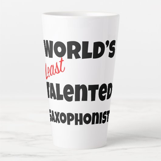 Mug cadeau de saxophoniste le moins talentueux au  (Devant)