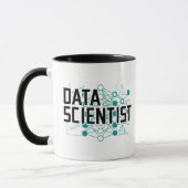 Mug Cadeau de scientifique de données et d'analyste de (Gauche)
